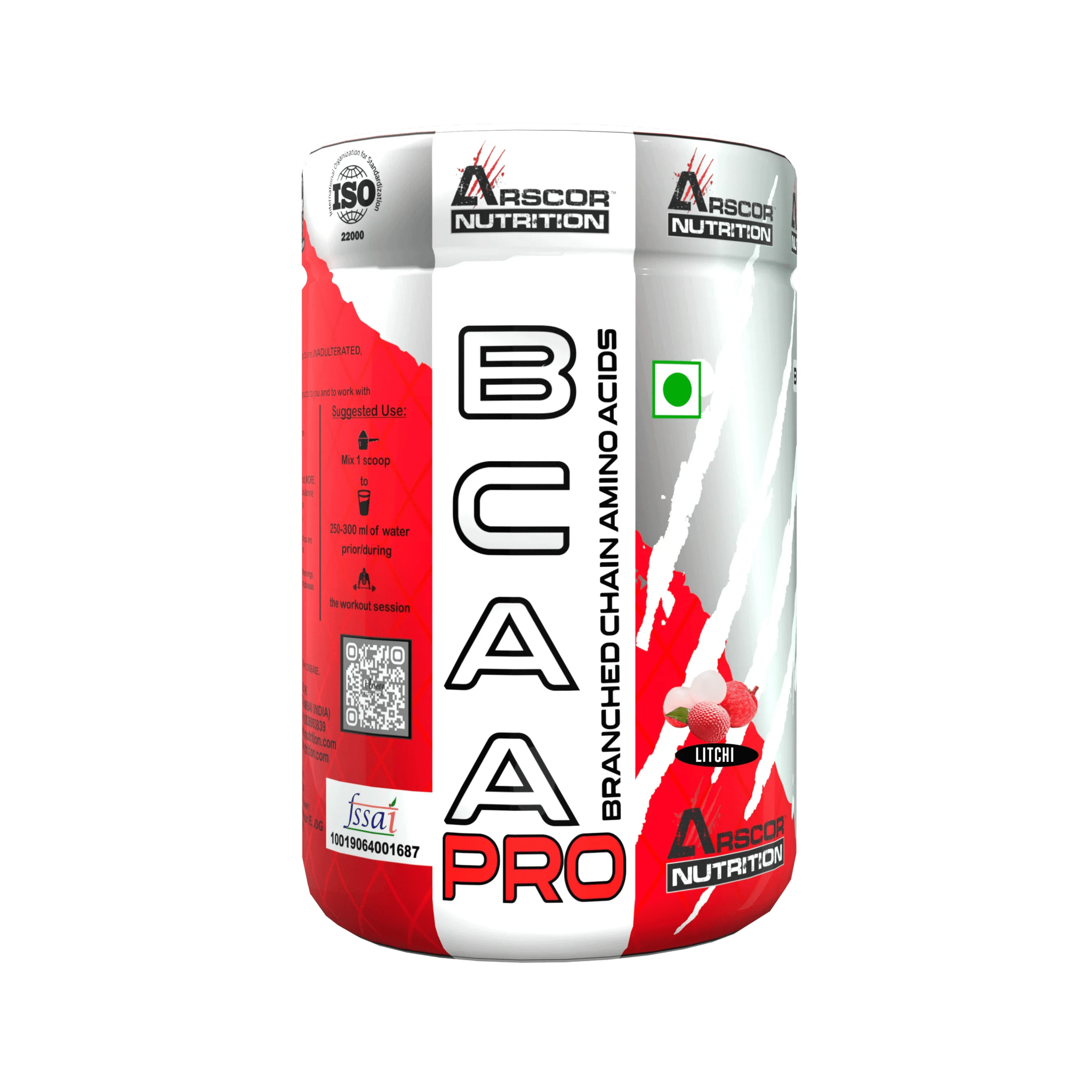 BCAA Pro Powder | Best Branched Chain Amino Acids with Caffeine & Citrulline - Arscor Nutrition -